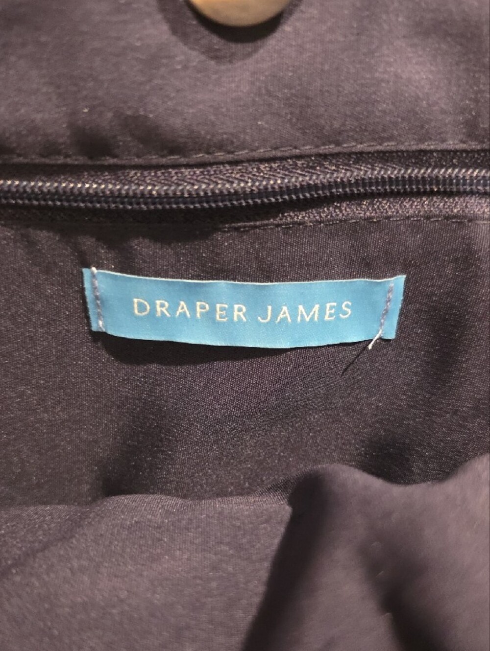 Draper James Woven Straw Tote Bag with Floral Scarf - Picture 3 of 4